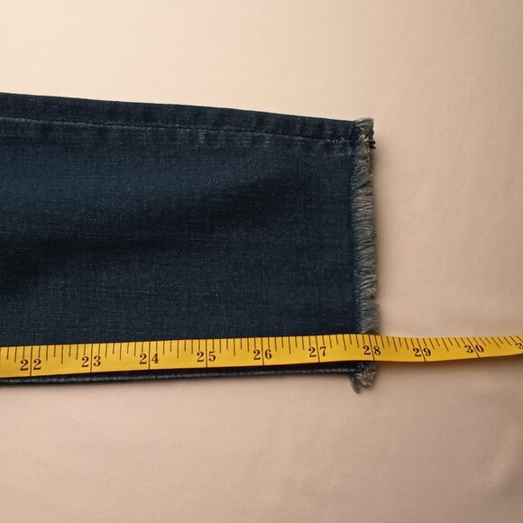 Abercrombie & Fitch Jeans Size 27/4 The Super Skinny Mid Rise Distressed - Picture 8 of 9